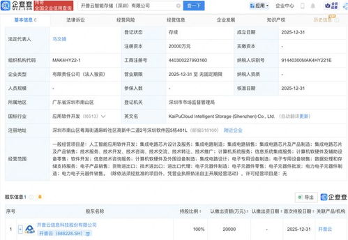 開普云斥資2億元成立智能存儲公司，戰略布局AI與軟件開發新賽道